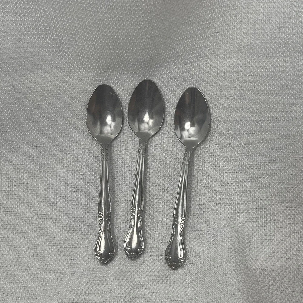 Delco Hospitality vintage Arbor Rose Teaspoons - set of 3